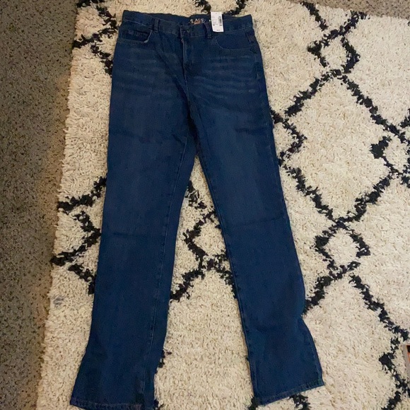 2 pairs Children’s Place bootcut jeans 1-NWT 1-NWOT - Picture 1 of 4